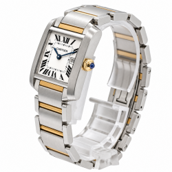 Cartier Tank Française Medium W51005Q4 Two Tone Watch